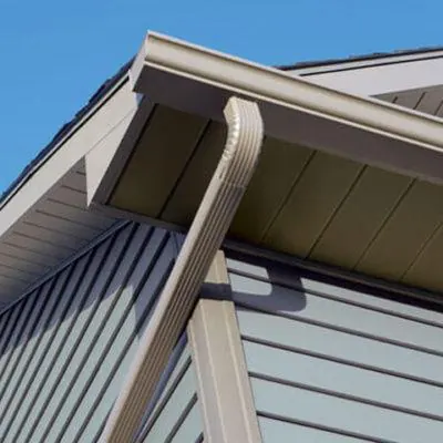 Finished gutter service